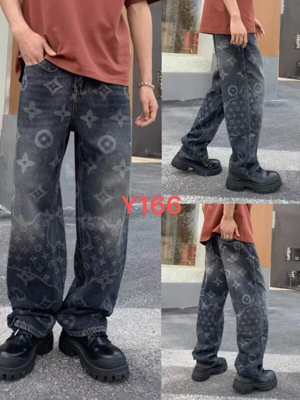 Jean Homme Bleu Motif GG Style Luxe – Image 3