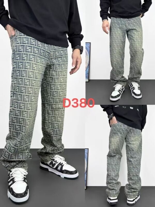 Jean Homme Bleu Motif GG Style Luxe – Image 9
