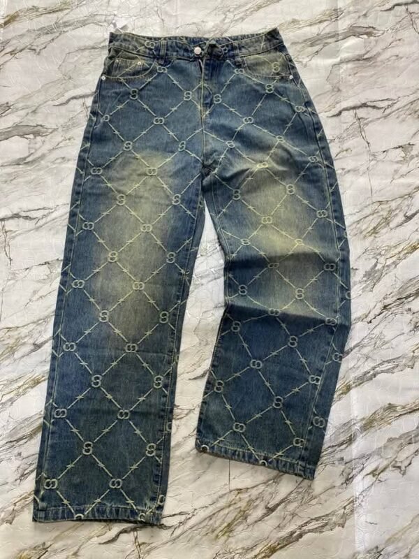 Jean Homme Bleu Motif GG Style Luxe – Image 17