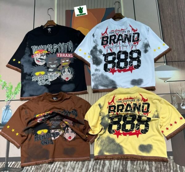T-shirts oversize streetwear unisexes – Image 4