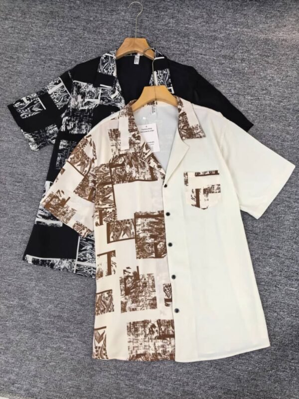 Chemise Manches Courtes – Élégance Décontractée