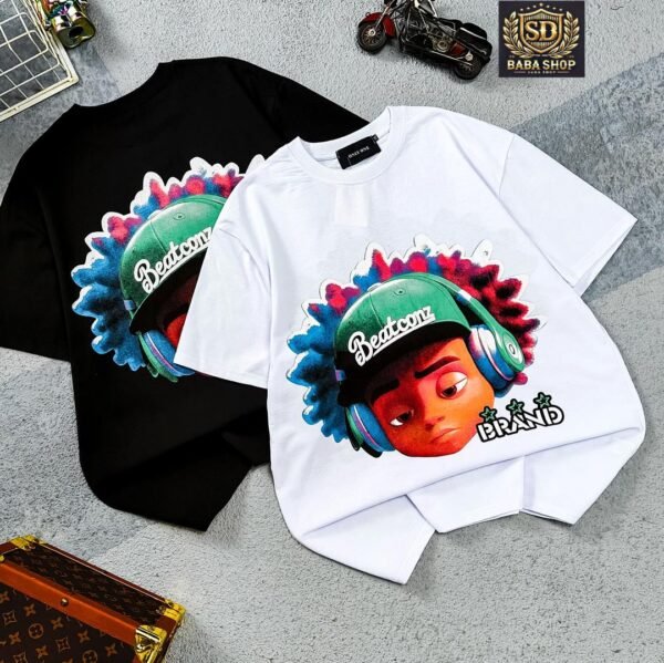 T-shirt Streetwear "Face Logo" – Design Audacieux – Image 2