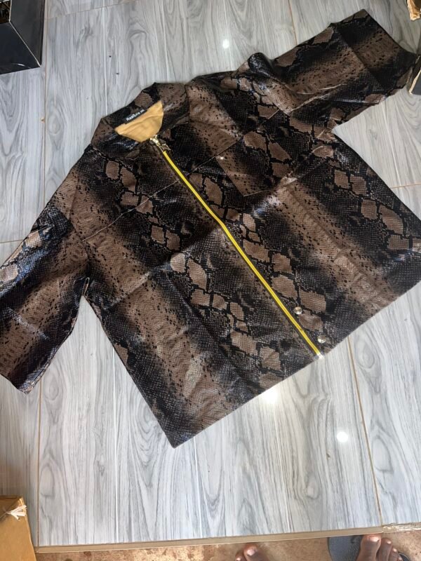 Veste en Cuir Classique – Image 2
