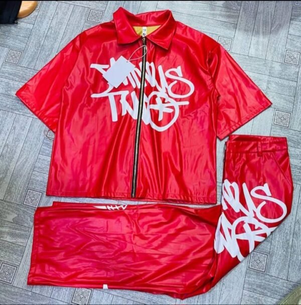 Ensemble Streetwear "Minus Two" Rouge Édition Limitée