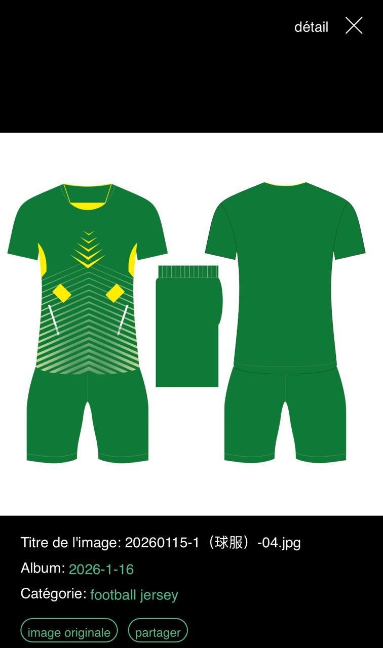 Maillot de Football – Style Sportif et Moderne – Image 3
