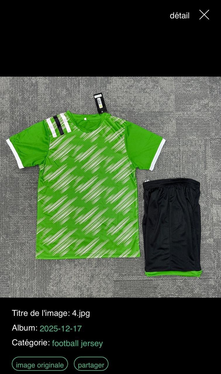 Maillot de Football – Style Sportif et Moderne – Image 7