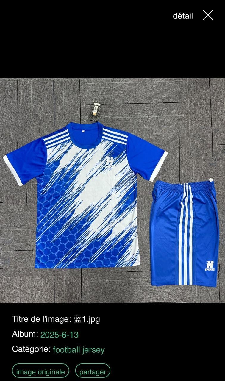 Maillot de Football – Style Sportif et Moderne – Image 2