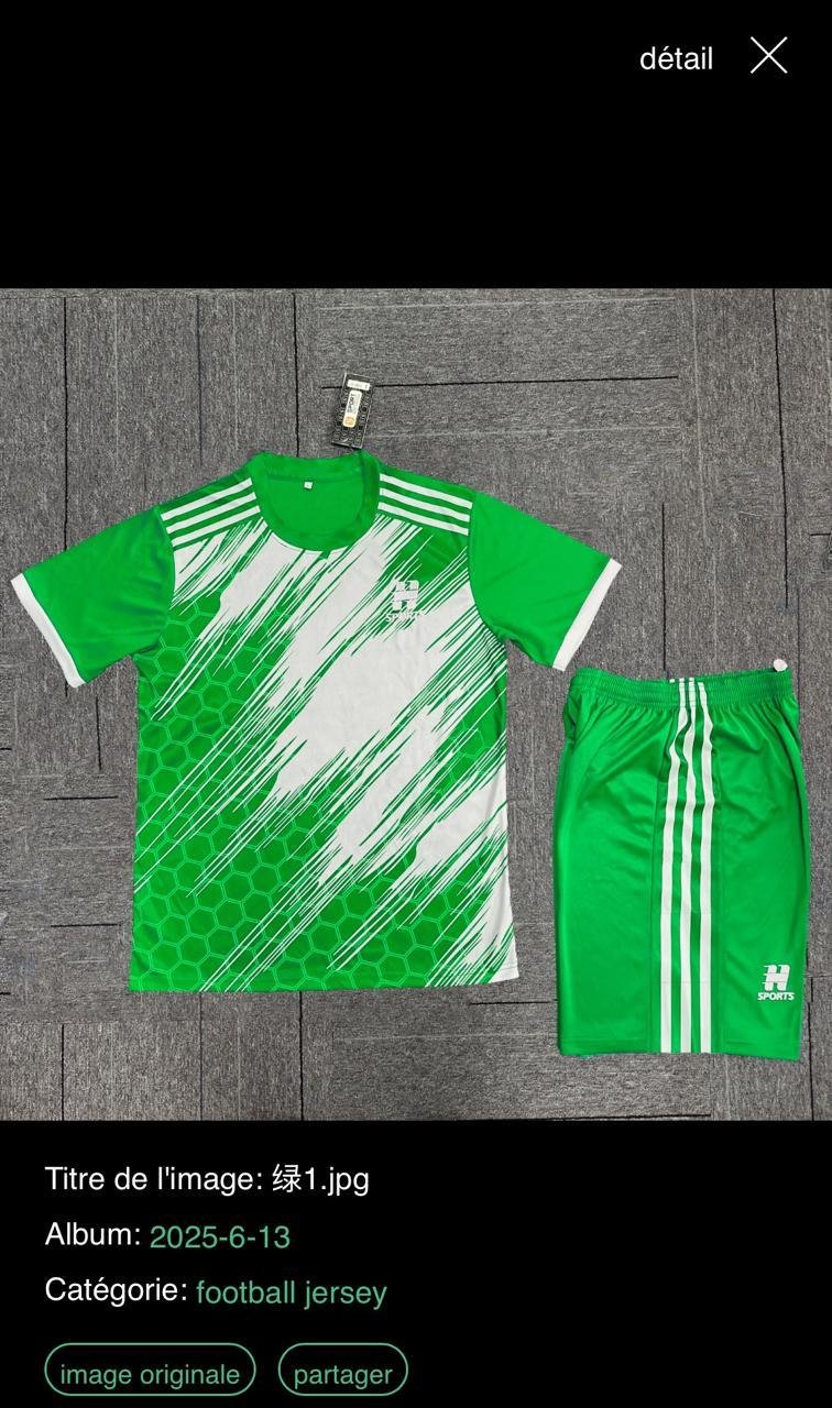 Maillot de Football – Style Sportif et Moderne – Image 3