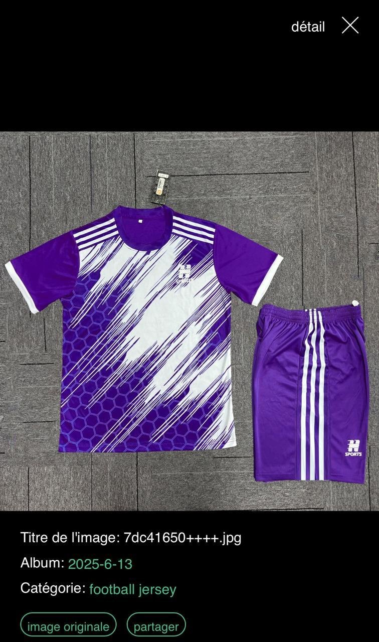 Maillot de Football – Style Sportif et Moderne – Image 5